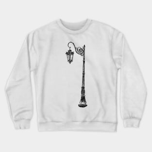 Street Lamp image Crewneck Sweatshirt